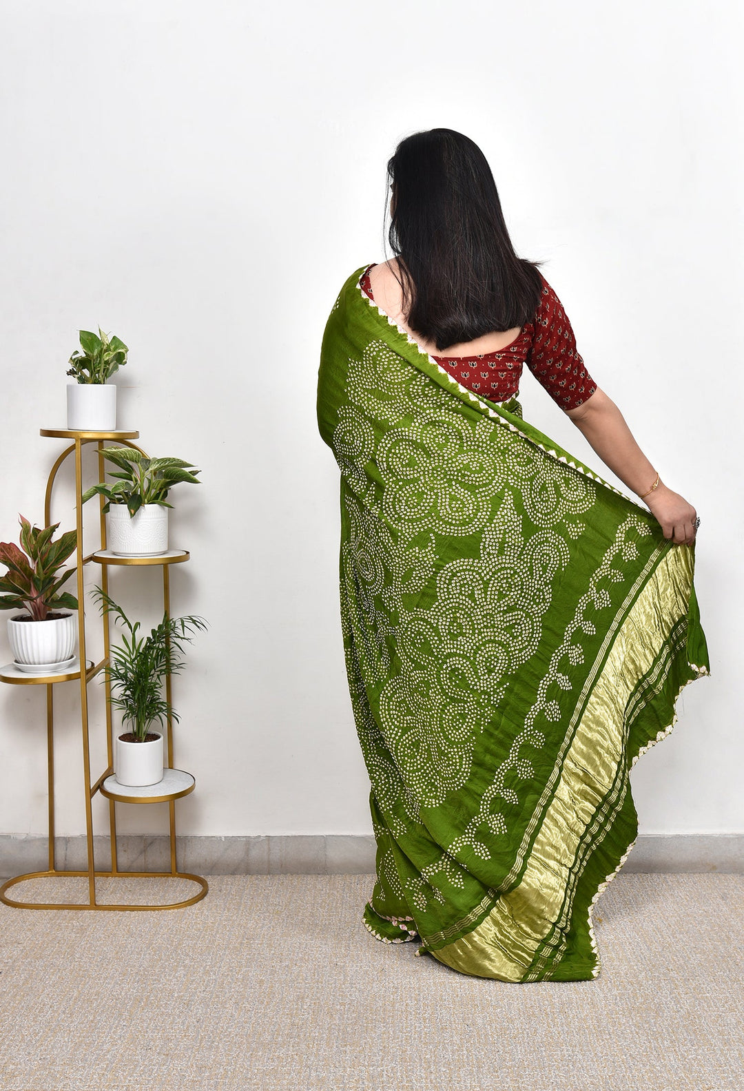 GAYATRI : RAI BANDHANI SAREE