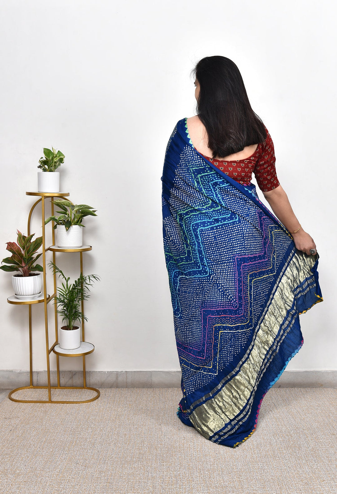 INDIRA : RAI BANDHANI SAREE