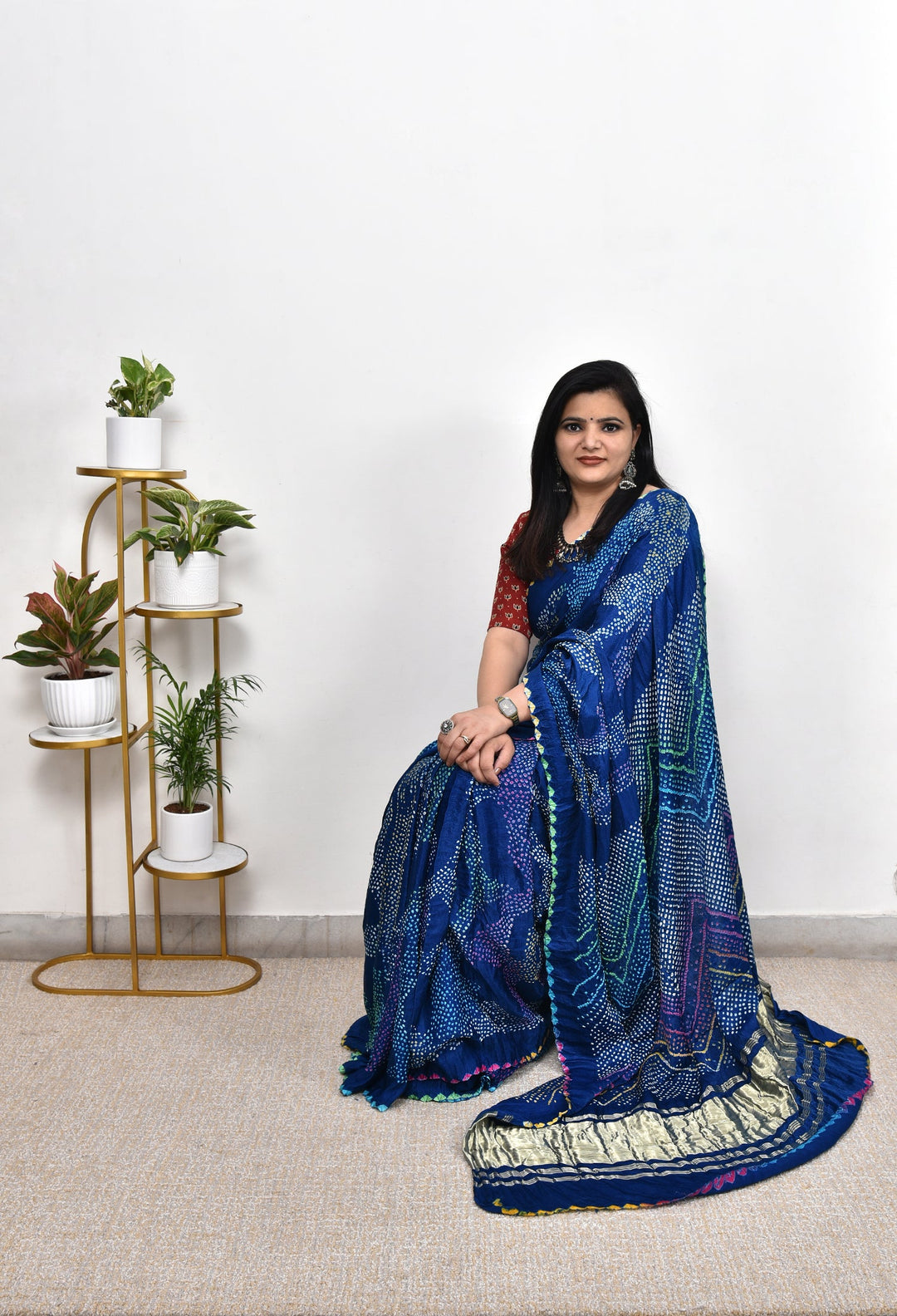 INDIRA : RAI BANDHANI SAREE